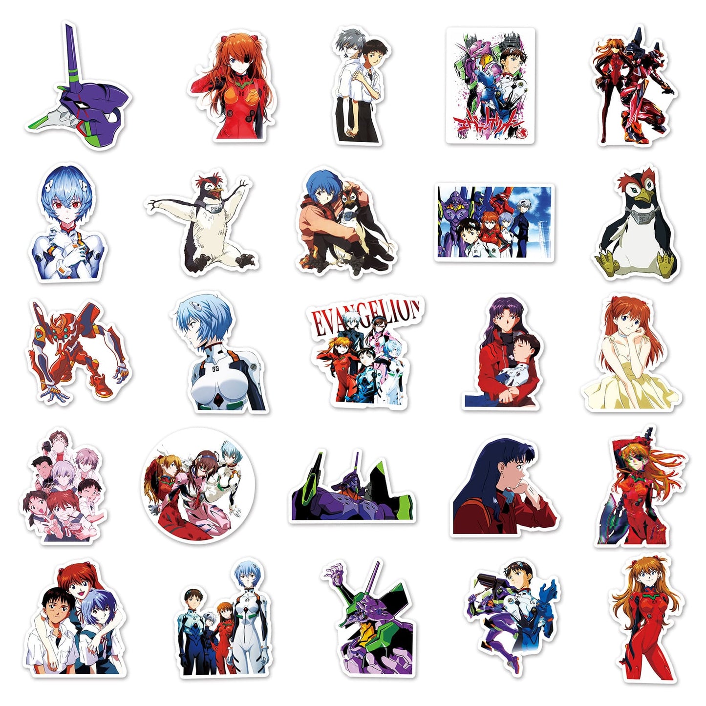 Evangelion Stickers(50 pcs)